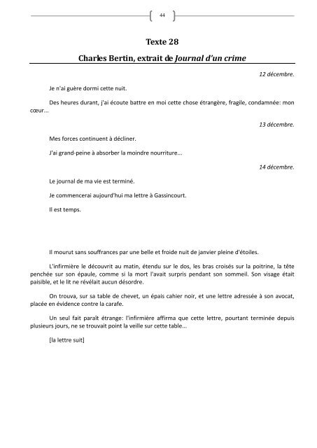 Le journal intime : du réel au fictif, de la lecture à l’écriture