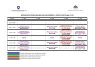 Horario - Disciplinas oferecidas em 2013-1 - definitivo - Unirio
