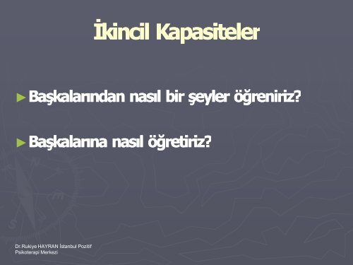 POZİTİF PSİKOTERAPİ NEDİR? OZİTİF PSİKOTERAPİ NEDİR?