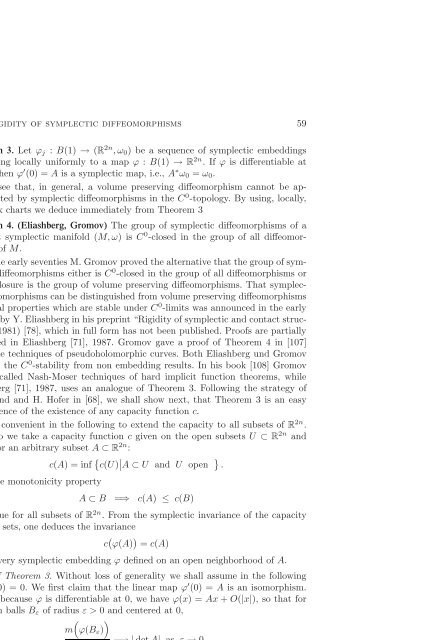 Symplectic Invariants and Hamiltonian Dynamics - Hofer / Zehnder ...