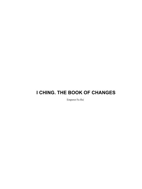 I Ching Legge Pdf