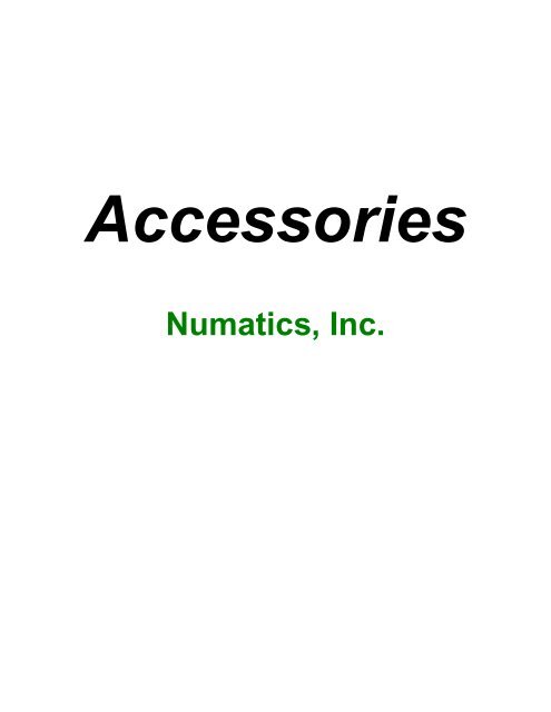 Numatics Accessory Catalog.pdf