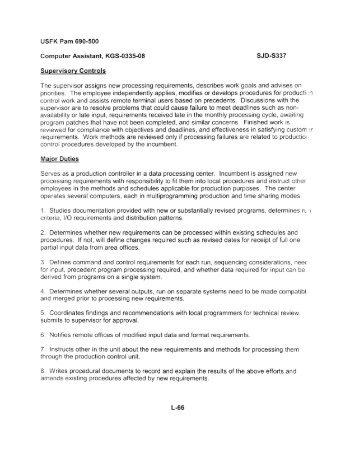 USFK Pam 690-500 Computer Assistant, KGS-0335 ... - Eighth Army