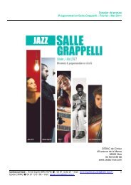 Programmation Grappelli Fev-mai 2011.pdf - Ville de Nice