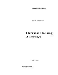 Overseas Housing Allowance