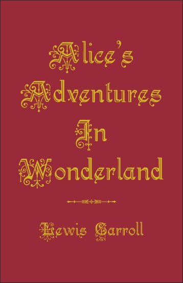 Alice's Adventures in Wonderland