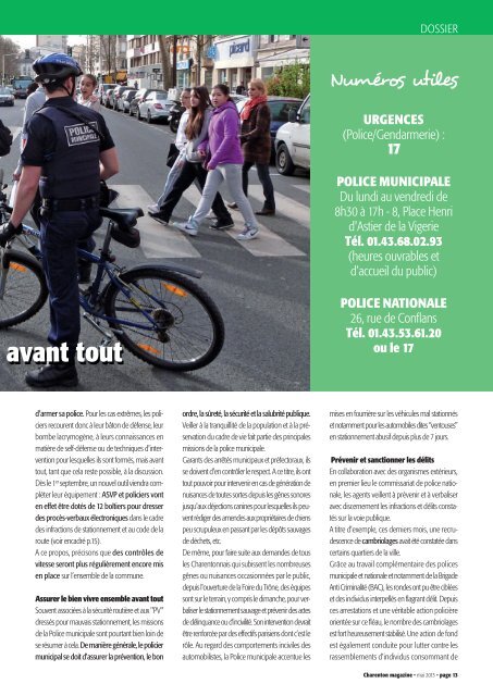 Charenton magazine n°180 mai 2013 - Charenton-le-Pont