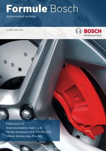 Formule Bosch 1/2012 (PDF) - Automobilová technika - Bosch