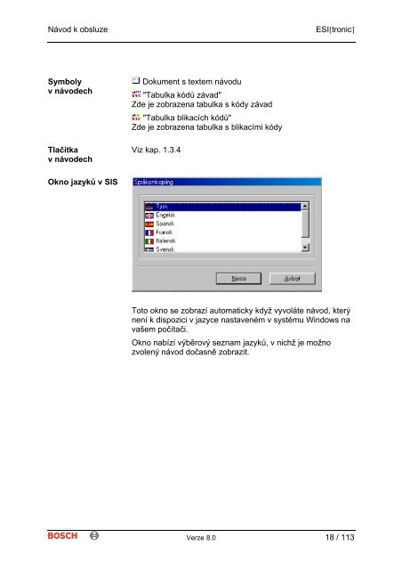 1.2 Skladba okna ESI[tronic]