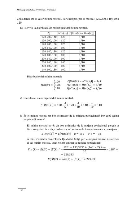 Mostreig Estadístic: problemes i pràctiques - Dipòsit Digital de la UB