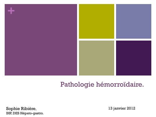 Pathologie hémorroïdaire. - Hepato Web