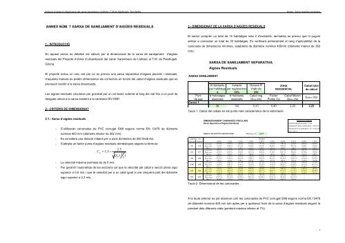 Memòria i Annexos - Ajuntament de Palafrugell