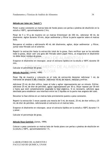 fundamentos y tecnicas de analisis de alimentos - DePa - UNAM