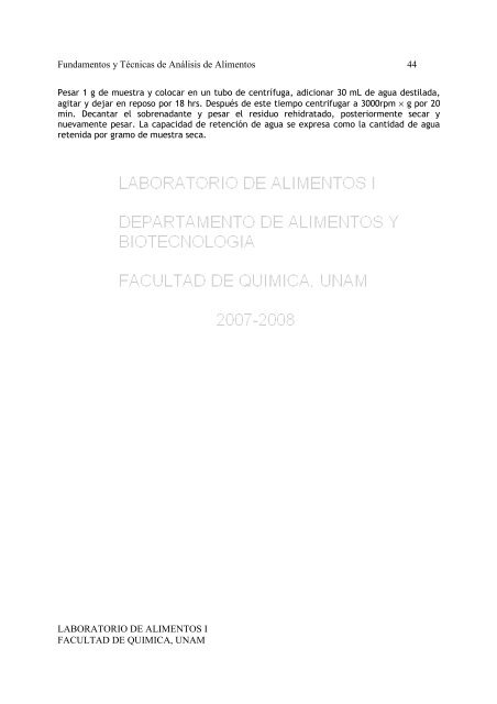 fundamentos y tecnicas de analisis de alimentos - DePa - UNAM