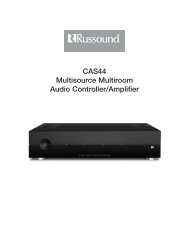 CAS44 Multisource Multiroom Audio Controller/Amplifier - Russound