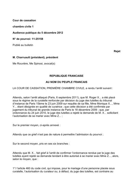 Civ 1 Re 5 Dec 2012 Dalloz Etudiant
