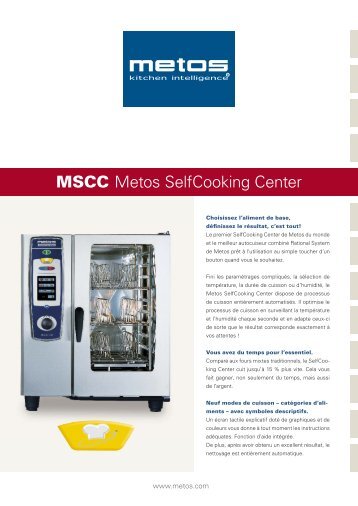 MSCC Metos SelfCooking Center