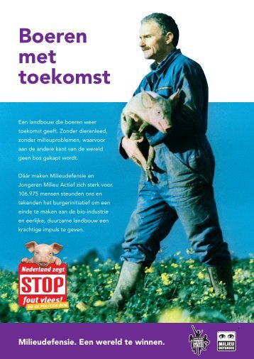 Boeren met toekomst - Platform Aarde Boer Consument