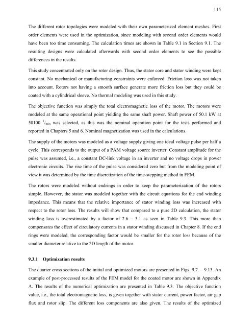 Design and Voltage Supply of High-Speed Induction - Aaltodoc