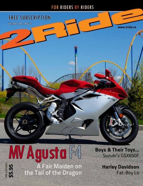 Free Subscription 2ride Motorcycle Magazine