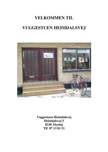 Velkomstpjece Vuggestuen Heimdalsvej.pdf - Dagtilbud-Aarhus