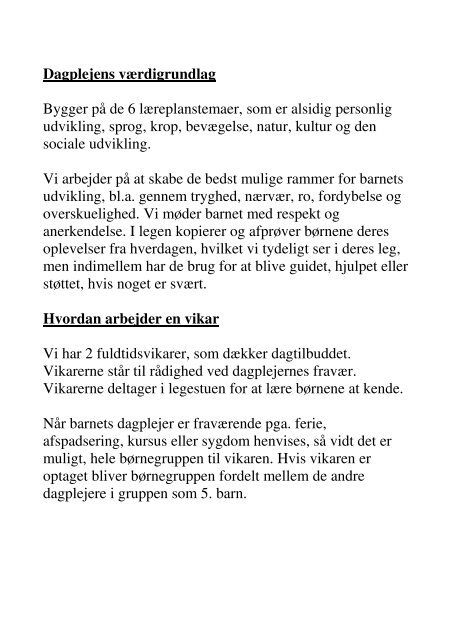 velkommen til dagplejen hjortshøj/hårup/mejlby ... - Dagtilbud-Aarhus