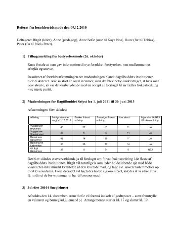 Referat fra forældrerådsmøde 2010-12-09.pdf - Dagtilbud-Aarhus