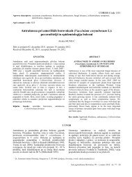Antraknoza pri ameriških borovnicah (Vaccinium corymbosum L ...