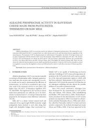 ALKALIne phOSphAtASe ACtIvIty In SLOvenIAn CheeSe mADe ...