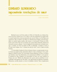 Rimbaud iluminando impossíveis revoluções de amor