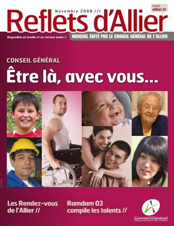 Être là, avec vous… - Conseil général de l'Allier