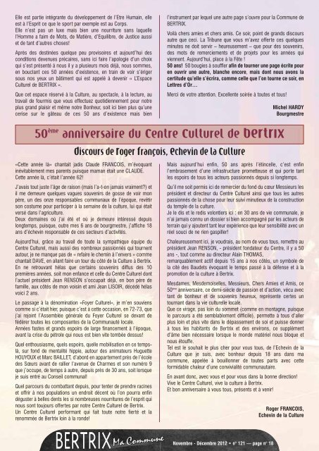 Revue Communale de Bertrix n° 121