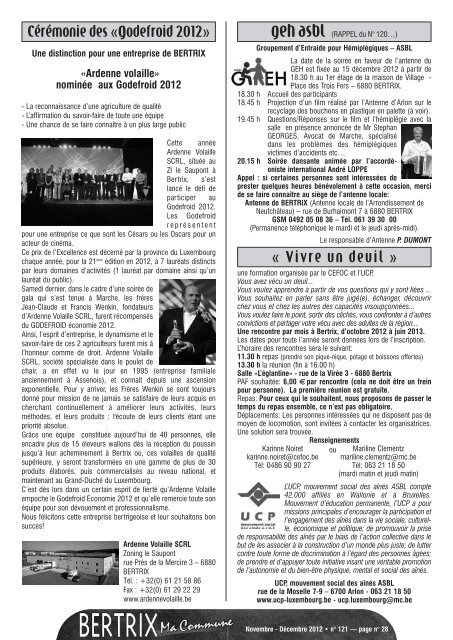 Revue Communale de Bertrix n° 121