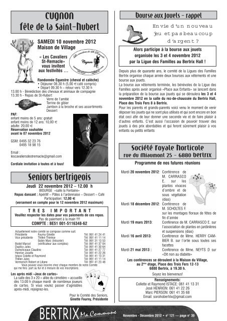 Revue Communale de Bertrix n° 121