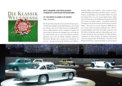 Bulletin 01/2011 - Mercedes-Benz 300 SL Club - Mercedes-Benz