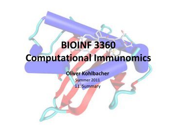 BIOINF 3360 Computational Immunomics - Applied Bioinformatics ...