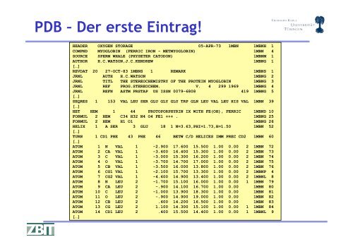 Atome - Universität Tübingen