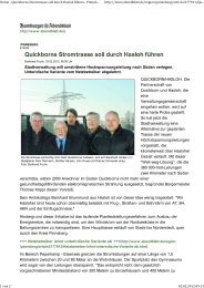 Strom - Quickborns Stromtrasse soll durch Hasloh führen ...