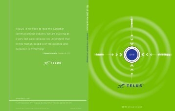 Annual report - About TELUS