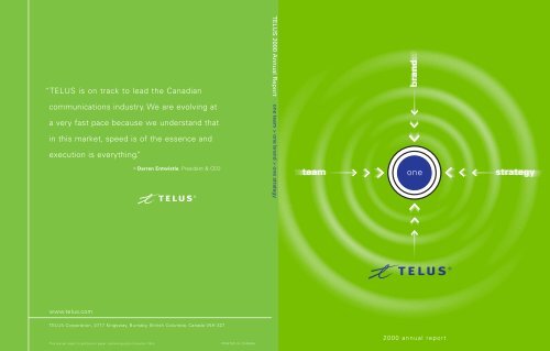 Annual Report About Telus