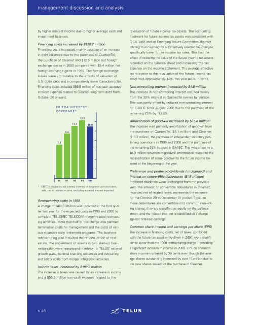 Annual report - About TELUS