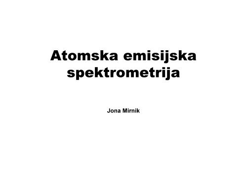 Atomska emisijska spektrometrija