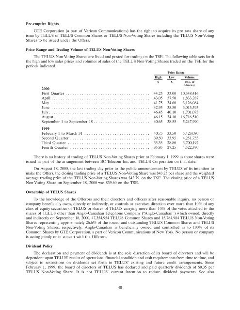 Offer to purchase CLEARNET.pdf - About TELUS