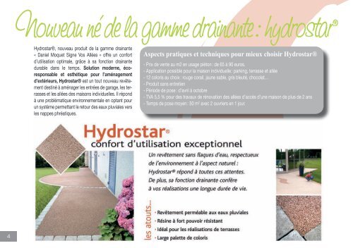 Nouvelle gamme drainante : HYDROSTAR - Agence Communiqués