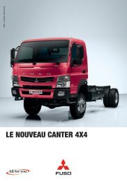 Le nouveau Canter 4x4 - Mitsubishi Fuso