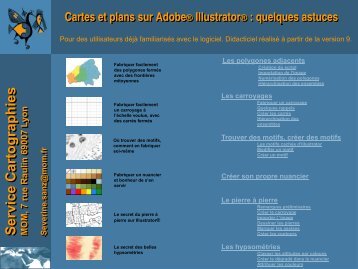 Les cartes et plans sous Illustrator