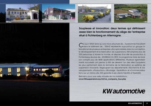 PROGRAMME - KW Suspensions