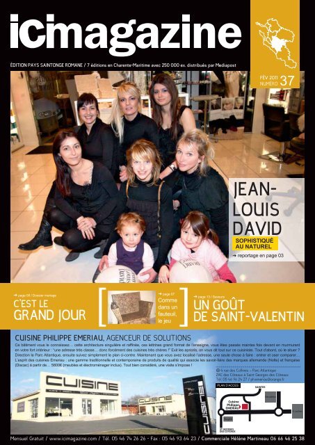 JEAN- LOUIS DAVID 37 - ICI Magazine