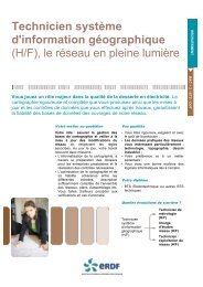 Technicien Système d'information géographique - ERDF