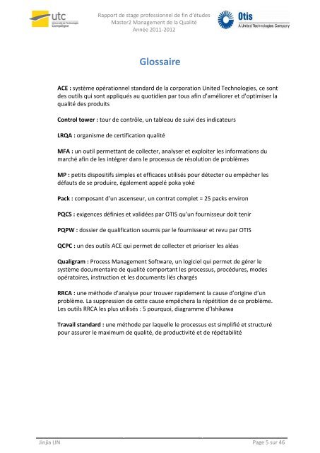 Cartographie des processus et certification de processus de ... - UTC